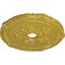 Ekena Millwork Attica with Rose Ceiling Medallion (Canopies up to 4 1/2"), 26"OD x 3 3/4"ID x 1 1/2"P, Rich Gold CM26ATRGS - alternate 2